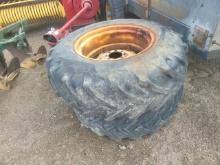 PR. 18.4x30 Rear Wheels and Tires