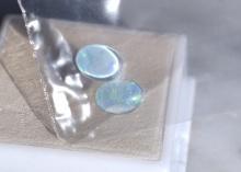 1.82 Carat Matched Pair of Australian Opal Triplets