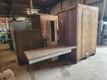 Wood Storage, Metal Storage, Scrap Wood, Metal Table
