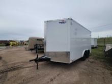 2024 True Blue Enclosed 16ft. Cargo Trailer VIN # 7TDBC1428RT000029