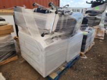 (2) Samsung Dryers, Group of Rolling Chairs, Group of Dell Printers on 2 Pallets
