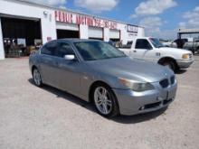 2005 BMW 5 series Passenger Car, VIN # WBANA73585B813792