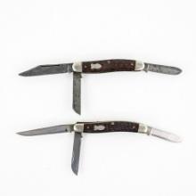 2 Schrade Walden Pocket Knives