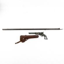 Black Powder Rifle Barrel & Blank Revolver (C)