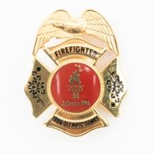 Atlanta 2006 Olympics Firefighter Badge-Numbered
