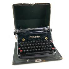 WWII German Mercedes Superba Typewriter-Military