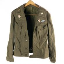 Named WWII US Army 45th Div. 157th FA Ike Jacket