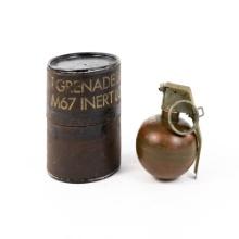 VERY RARE!US M67 Baseball Hand Grenade w/Container