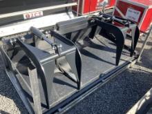 (1022)UNUSED JCT 72" SKID STEER BUCKET GRAPPLE