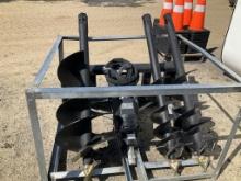 (1363)UNUSED GREATBEAR SKID STEER AUGER W/ 3 BITS