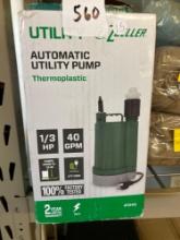 zoeller sump pump1/3 hp and humidifier