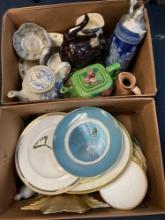 Teapots, plates, other dishware