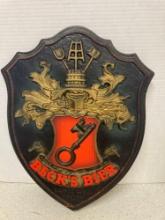 Becks Bier beer shield sign