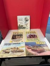 Five military books