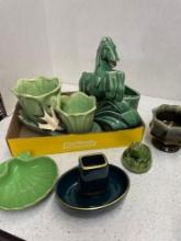 various decorative pottery tv vase frogs