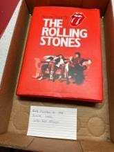 book according to The Rolling Stones with dust jacket