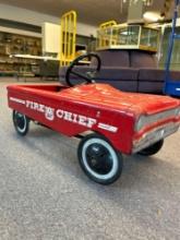 vintage fire chief pedal car