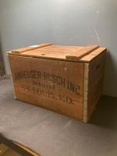 Anheuser Busch, St. Louis Budweiser crate