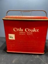 vintage Porolon Cola Cooler fiberglass insulated metal cooler