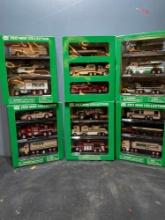 6 Hess mini collection boxes of toy vehicles. All new in box