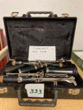 Clarinet and case