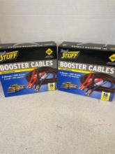2 new pair of booster cables