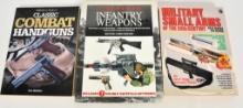 3 Military & Combat Weapon Books