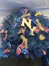 New York Giants Decorative Wreath