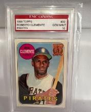 Roberto Clemente Gem 10 Graded Card Throwback Special