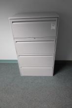 4- DRAWER LATERAL FILE CABINET (X2)