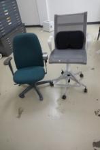 OFFICE CHAIRS & CABINET X1