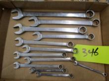 Snap-On Metric Open End Wrenches, 7-23mm, Missing 8,15,18,19,22
