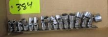 Snap-On Swivel Sockets, 7-24mm, Missing 8mm,23mm