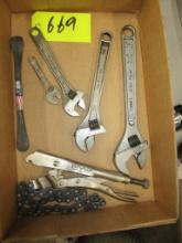 Crescent Wrenches, Chain Wrench