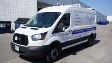 2019 FORD TRANSIT 250 MEDIUM ROOF CARGO VAN (148 WB) W/ 6-CYL 3.7L GAS ENGINE, LADDER RACK, VIN 1FTY