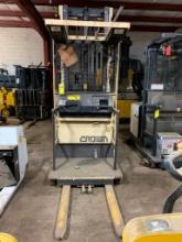 Crown 3,000 LB. Capacity Electric Order Picker, Model 30SP36TL, S/N 1A110350, 24 V, 170" Max. Load