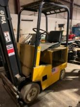 Yale 4,000 LB. Capacity Electric Forklift, Model ERC040, S/N 448278, 36 V, 2-Stage Mast, 122" Max.