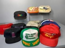 Group of Sports Related Hats and Others