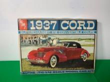 Vintage AMT 1937 Cord Automobile Plastic Model Kit
