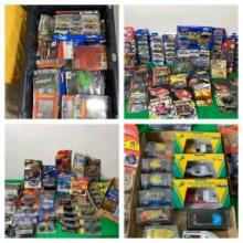 Large Lot of Die Cast Vintage Hot Wheels, Racing Champions, and more