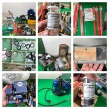 Very Large Group of Model Hobby Tools, Parts, Materials, Gilbert Microscope and More