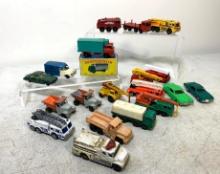 Group of Toy Matchbox Vehicles by Lesney and more