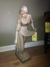 Primitive Lady Statuette