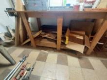 Lumber Under Basement Workbench