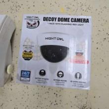 4 Night Owl decoy dome cameras