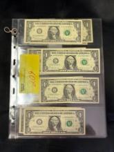 2017 $1 Federal Reserve Star Notes (8)