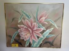 Lee Reynolds Flower wall painting
