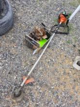 Stihl weed eater and tiller attachment
