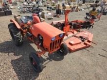 Power King tractor with attachments