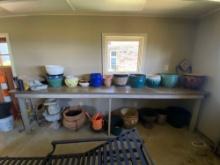Large Lot of Assorted Planters